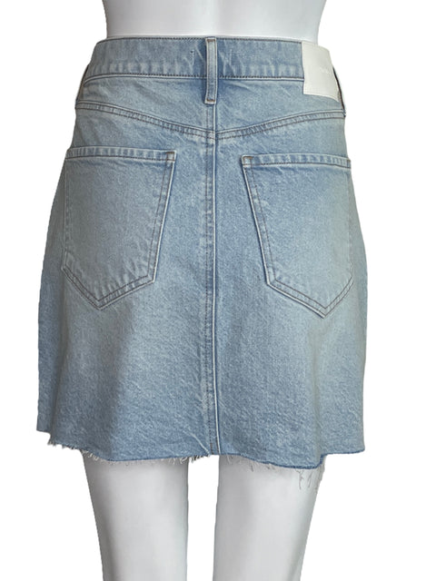 Falda Express Denim High Rise Azul-Talla 6