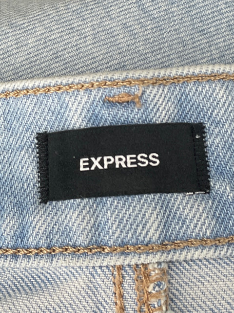 Falda Express Denim High Rise Azul-Talla 6