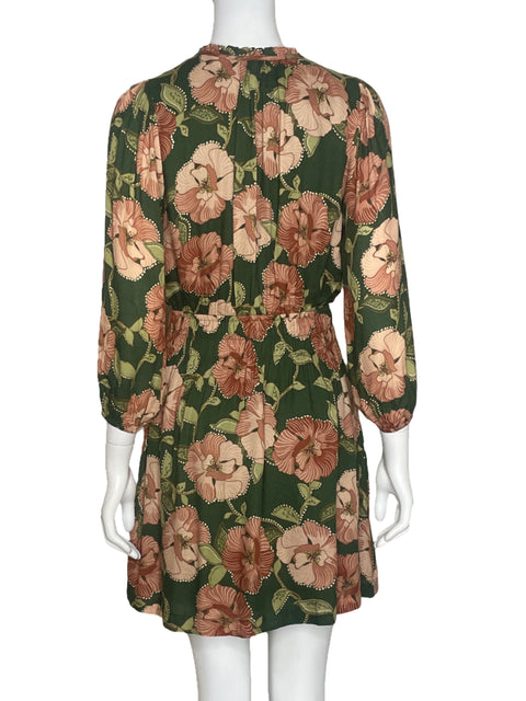 Vestido DR2 Flores Verde - Talla S