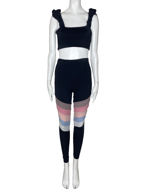 Set Port De Bras Deportivo Rainbow Negro-Talla M