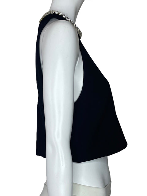 Top Sandro Pedreria Negro-Talla M