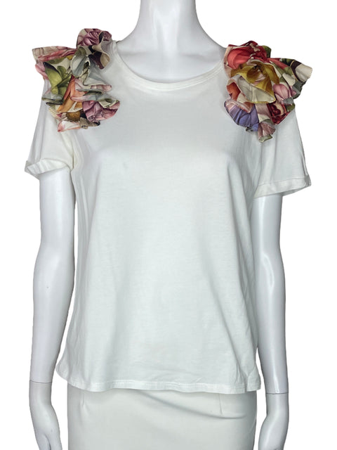 Blusa Eugenia Fernandez Vuelo Blanco-Talla S