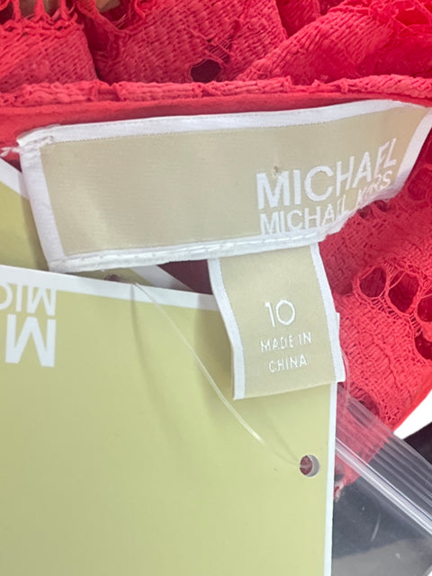 Vestido Michael Kors Encaje Rosado-Talla 10
