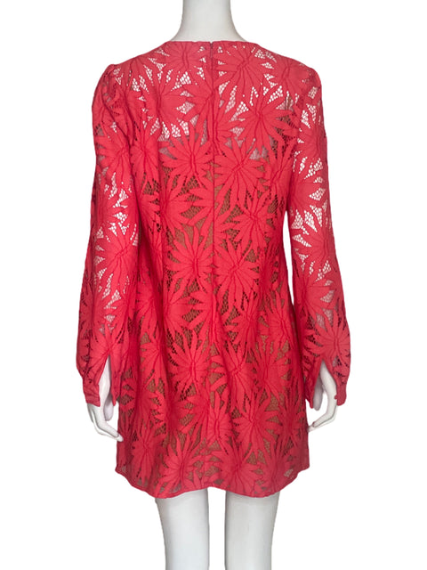 Vestido Michael Kors Encaje Rosado-Talla 10