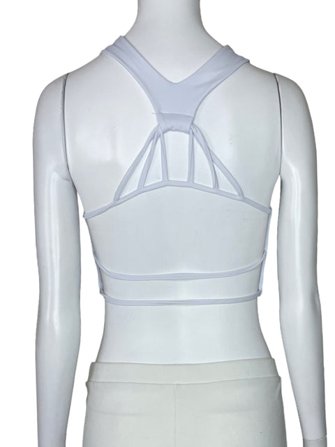 Top Port De Bras Tiras Blanco-Talla M