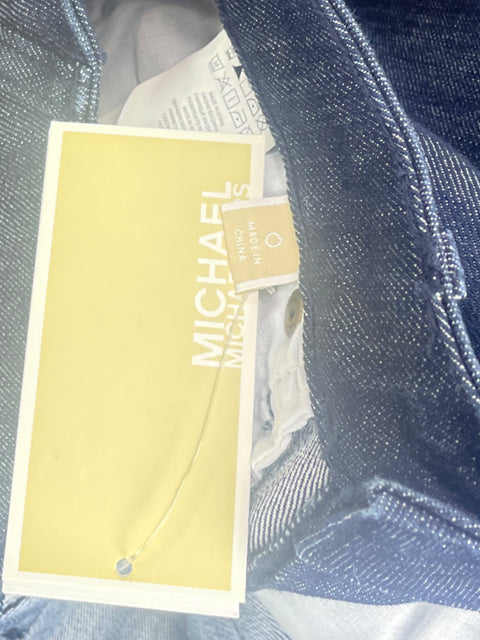 Pantalón Michael Kors Tachuelas Jeans Azul-Talla 0