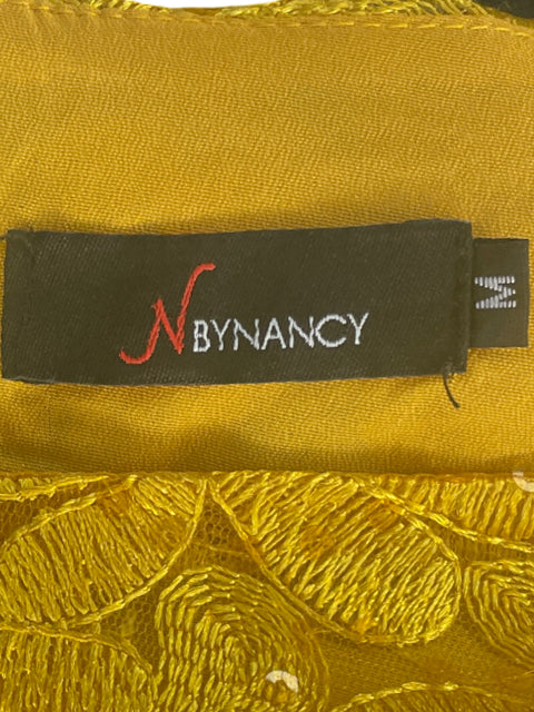 Blusa Nbynancy Encaje Amarillo-Talla M