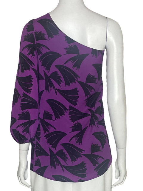 Blusa Guess One Shoulder Morado-Talla L