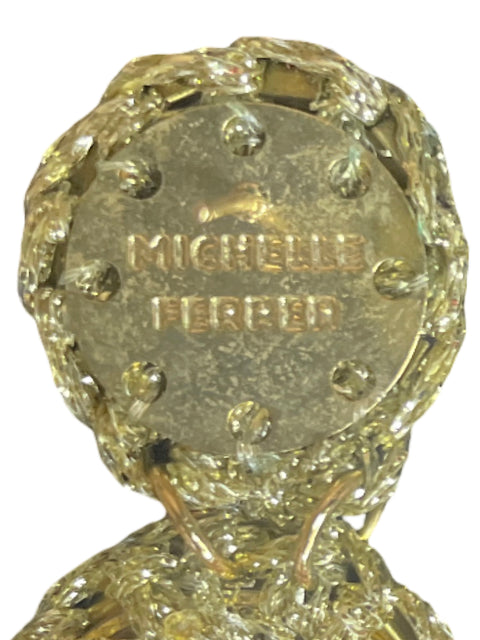 Aretes Michelle Ferrer Mandala Morado-Talla U