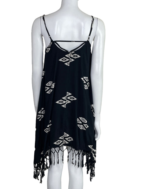 Vestido Billabong Asimétrico Negro-Talla XS