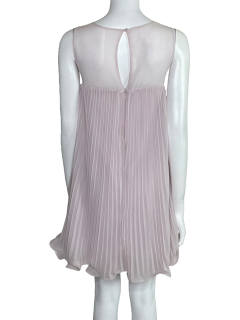 Vestido Erin Fetherson Plisado Morado-Talla 4