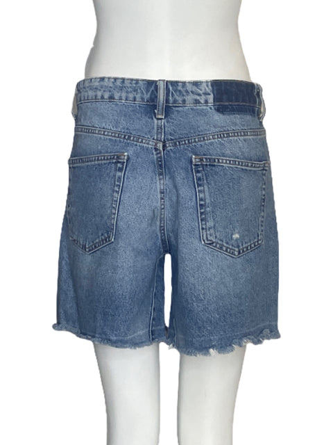 Short Zara Rasgado Azul - Talla 2