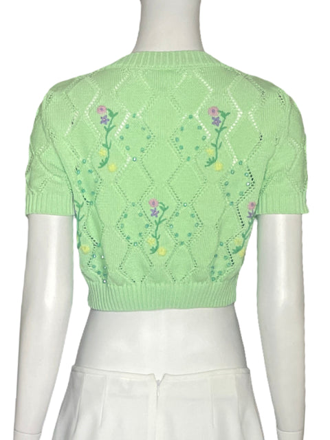 Blusa Tesoro TPS Tejido Verde - Talla S