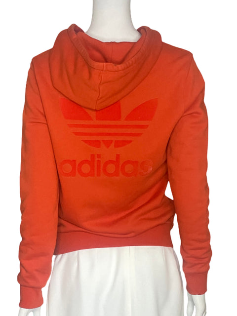 Abrigo Adidas Bolsillos Naranja - Talla S