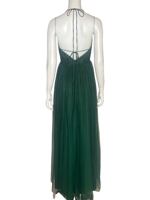 Vestido Amoris Halter Verde - Talla M