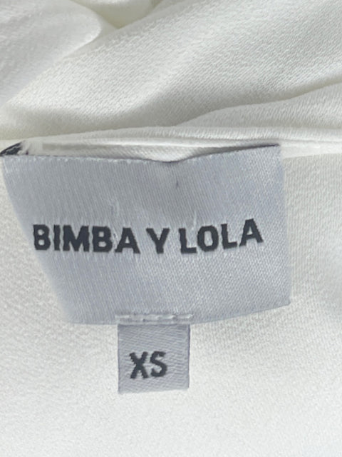 Blusa Bimba Y Lola Mangas Blanco-Talla XS