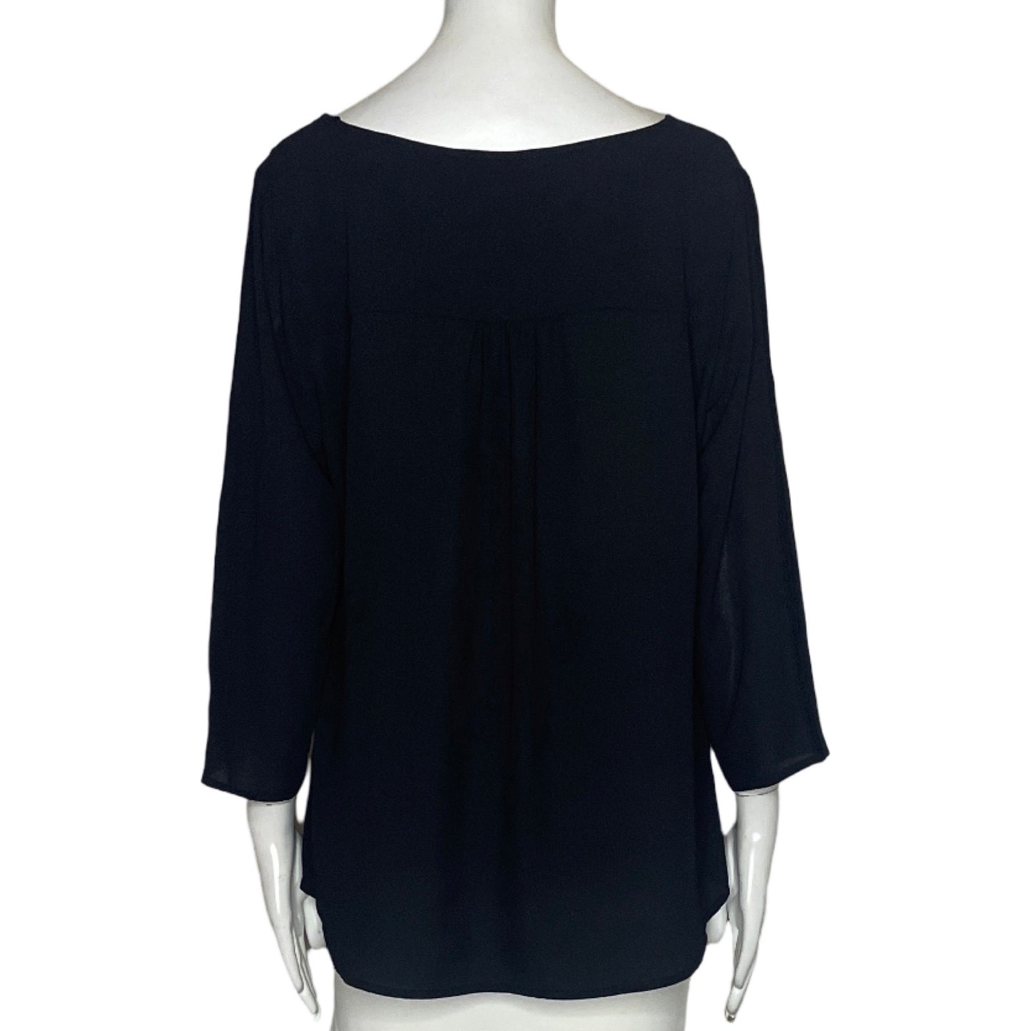 Blusa Appraisal Cuello Redondo Negro-Talla L