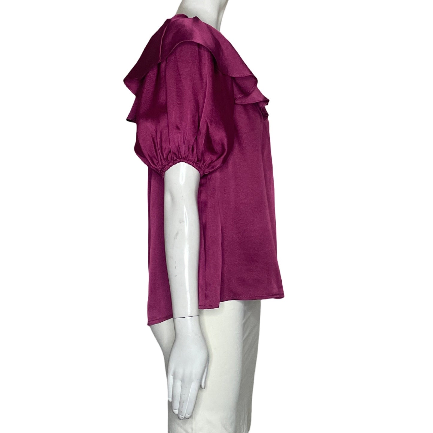Blusa Tyche Vuelos Cuello Rojo-Talla L