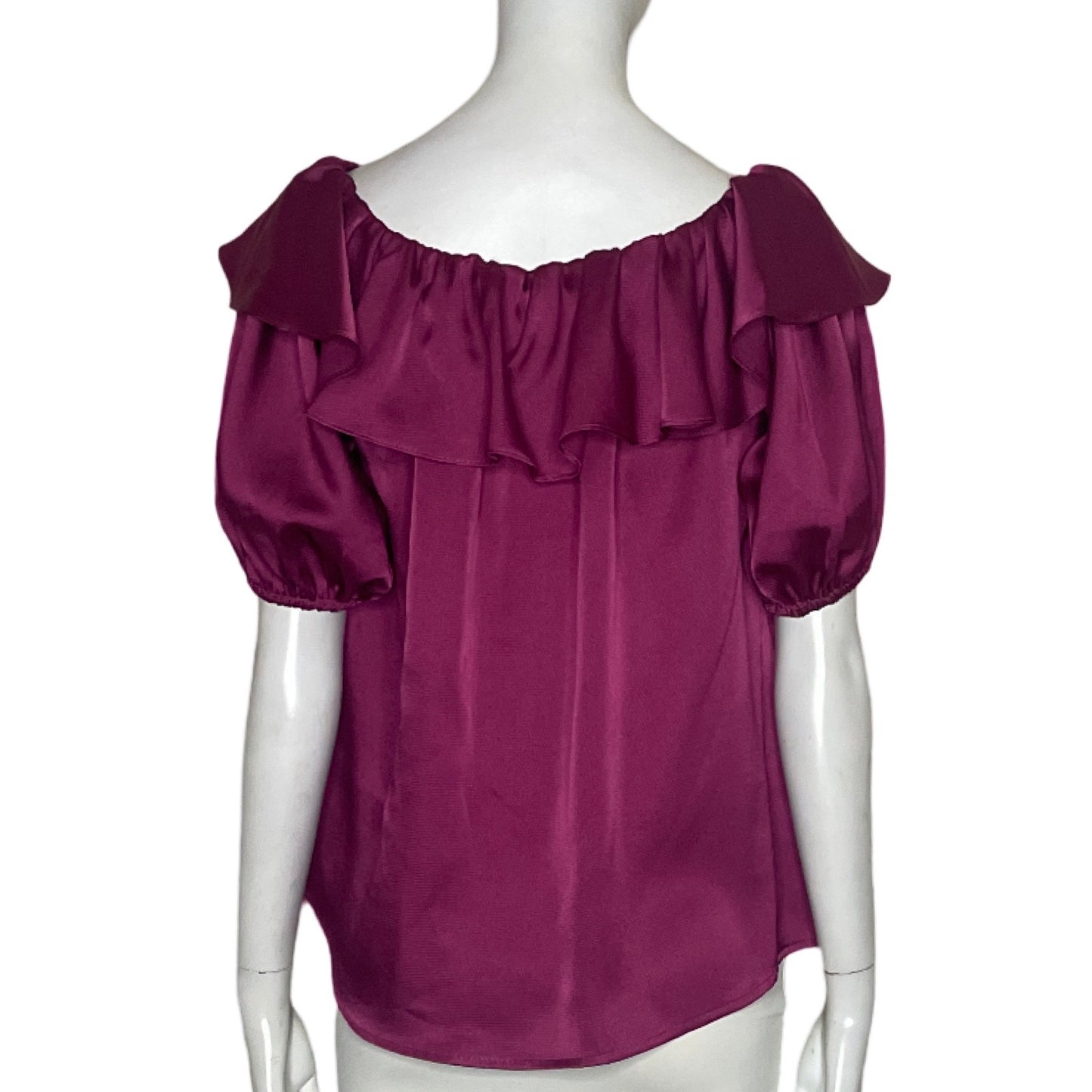 Blusa Tyche Vuelos Cuello Rojo-Talla L