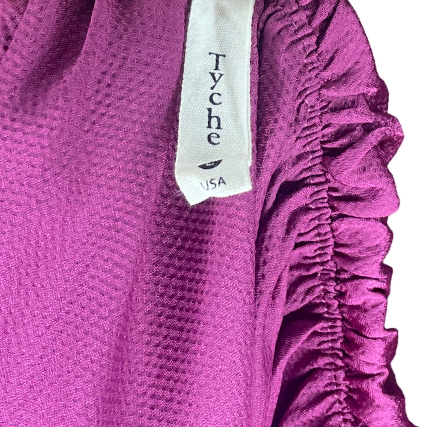 Blusa Tyche Vuelos Cuello Rojo-Talla L