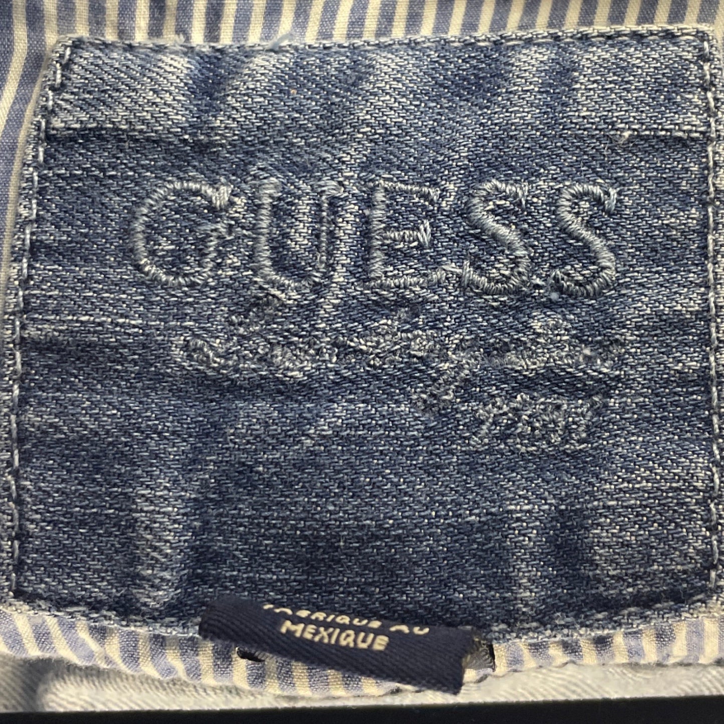 Jacket Guess Crop Denim-Talla XS