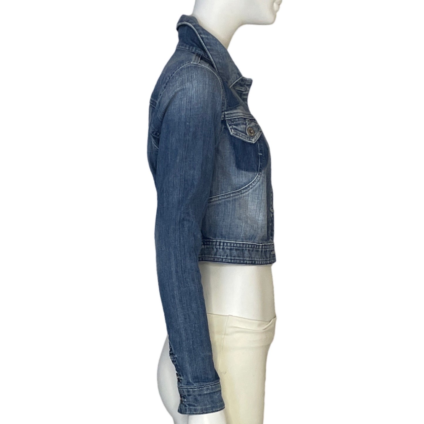 Jacket Guess Crop Denim-Talla XS