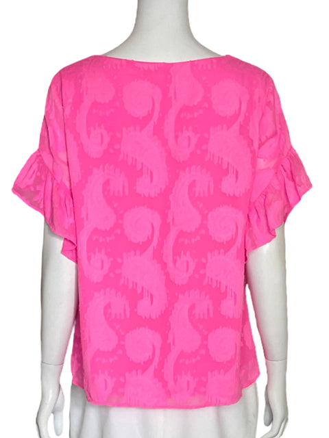 Blusa Lilly Pulitzer Vuelos Rosado-Talla S