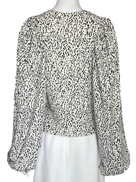 Top Tesoro TPS Abullonado Estampado Beige-Talla L