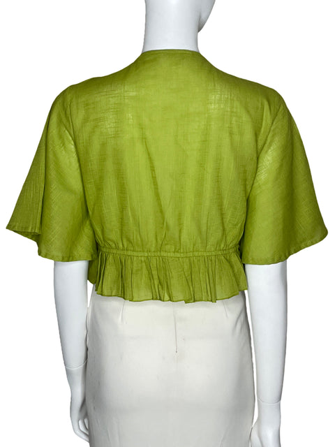 Blusa Truetrue Crop Verde-Talla XL