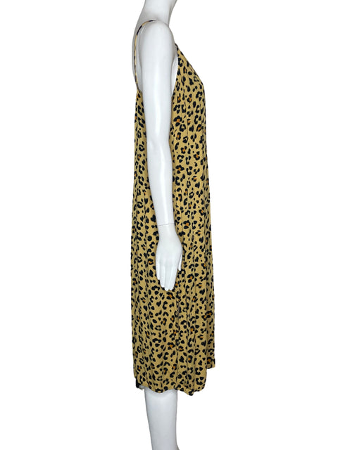 Vestido & Other Stories Animal Print Marron-Talla 12