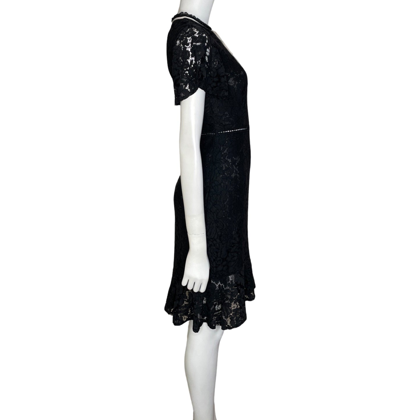 Vestido Amy Lynn Encaje Negro-Talla 10