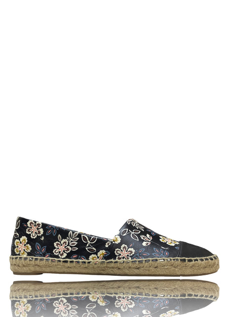 Calzado Tory Burch Hopewell Espadrilla Negro-Talla 7.5