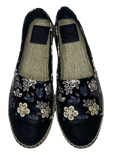 Calzado Tory Burch Hopewell Espadrilla Negro-Talla 7.5