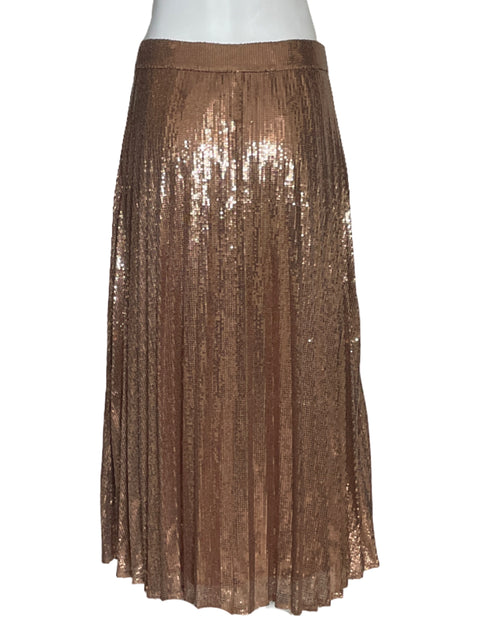 Falda Urban Outfitters Plisada Lentejuelas
Dorado-Talla M