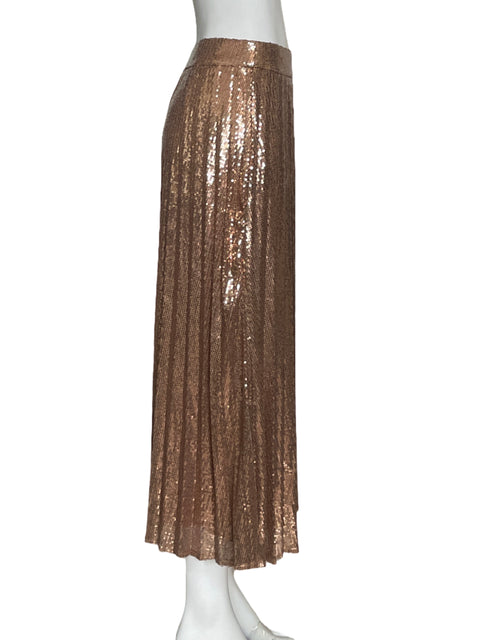 Falda Urban Outfitters Plisada Lentejuelas
Dorado-Talla M