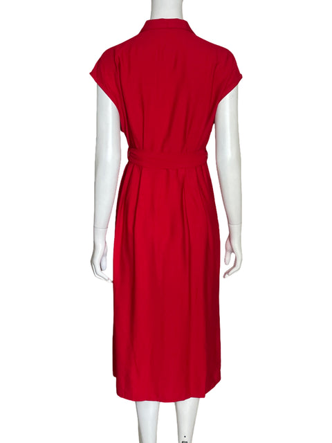 Vestido MNG Camisero Rojo-Talla S