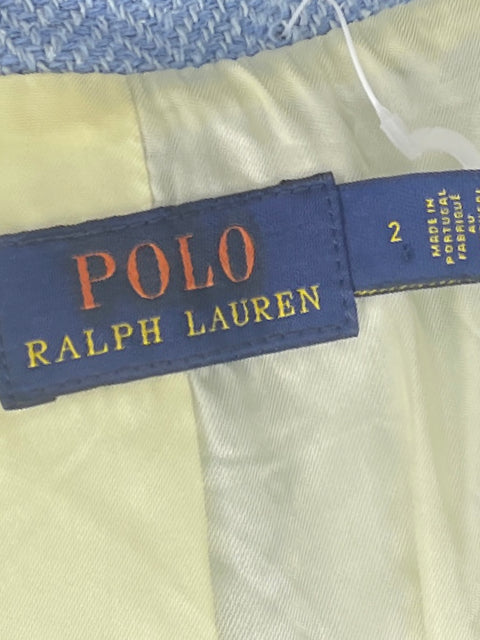 Blazer Polo Ralph Lauren Bolsillos Azul - Talla 2