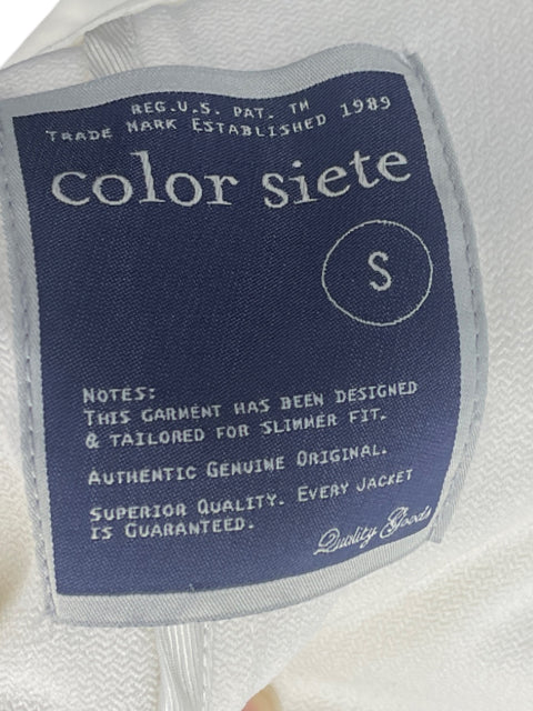 Chaqueta Color Siete Fluida Blanco - Talla S