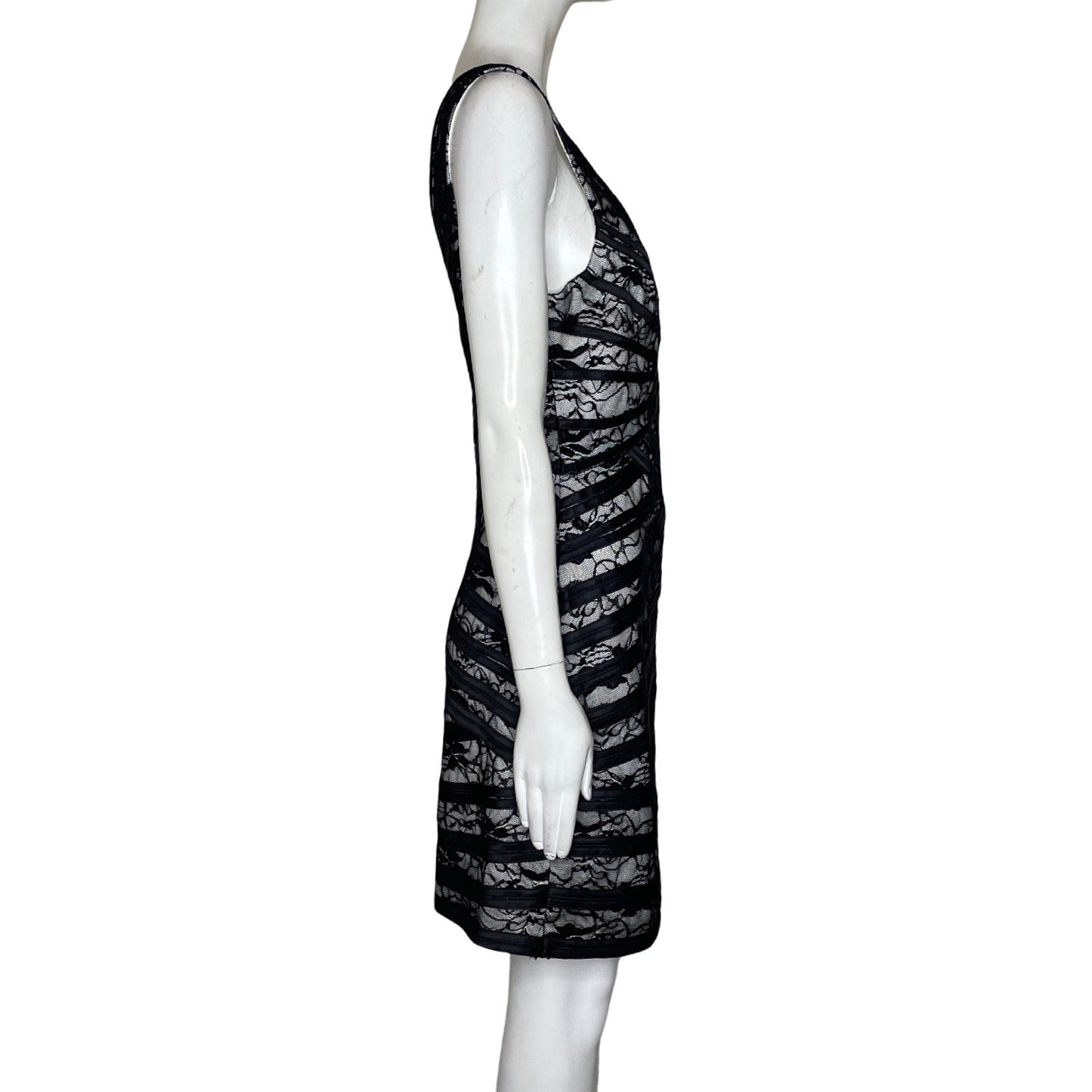 Vestido Maria Bonita Encaje Negro-Talla L