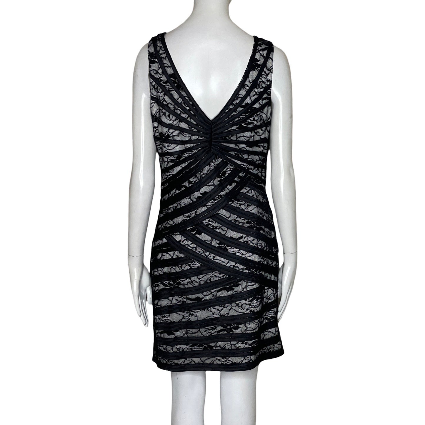 Vestido Maria Bonita Encaje Negro-Talla L