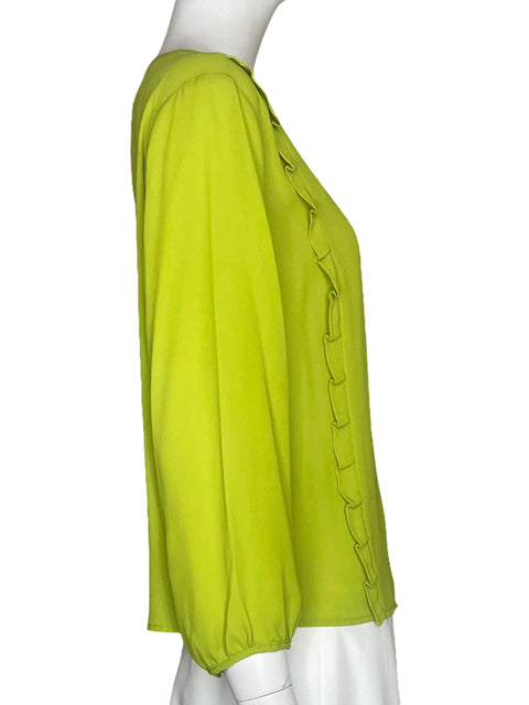 Blusa MNG Flecos Verde - Talla S