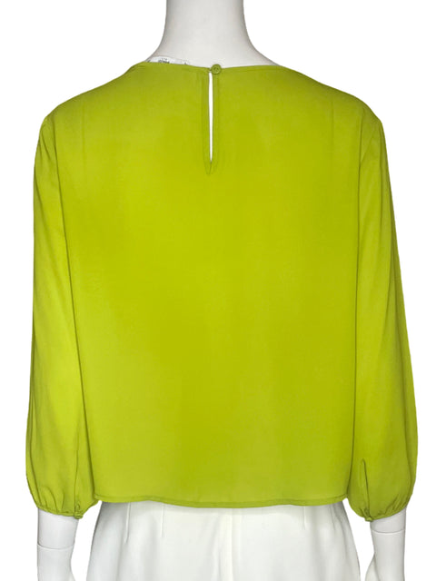 Blusa MNG Flecos Verde - Talla S