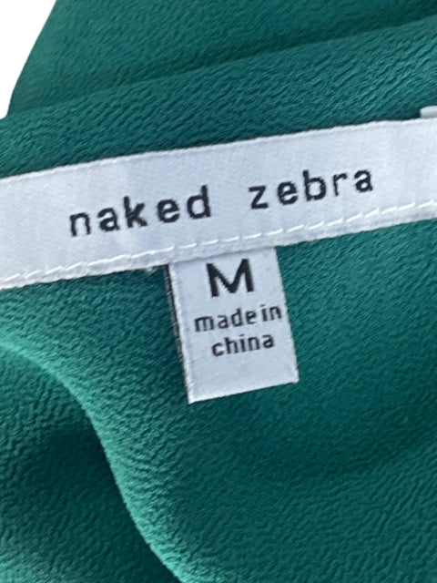 Blusa Naked Zebra sin Mangas Verde - Talla M