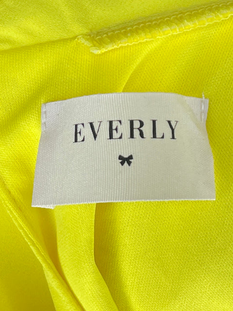 Vestido Everly Sin Mangas Mini Amarillo-Talla S