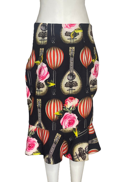 Falda Quimeras Guitar Negro - Talla L