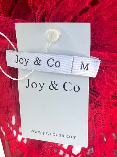 Top Joy & Co Encaje Rojo-Talla M