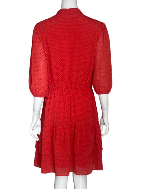Vestido Nanette Camisero Rojo-Talla 10