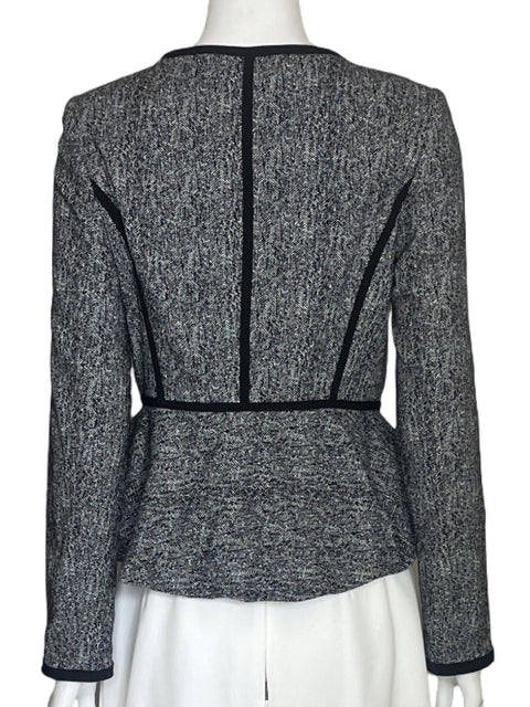 Jacket DKNY Cremallera Negro-Talla 8