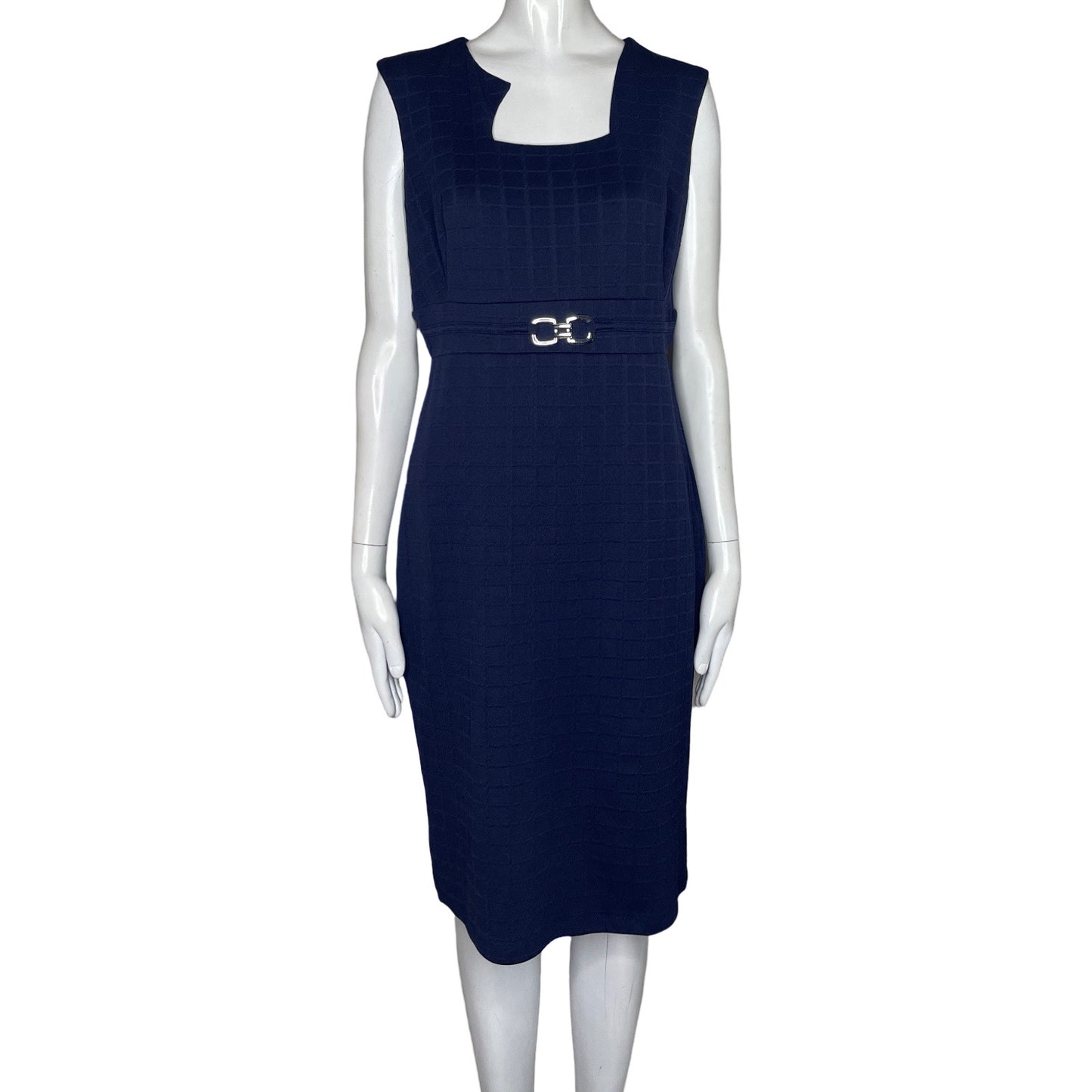 Vestido Enfocus Studio Sin Manga Azul-Talla 4
