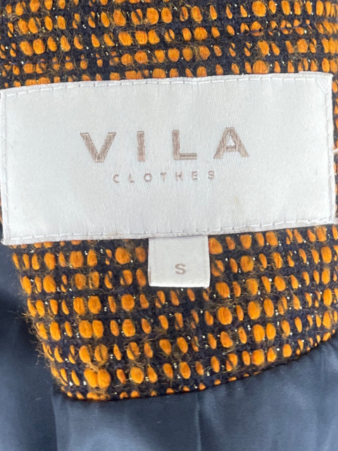 Blazer Vila Tweed Naranja - Talla S